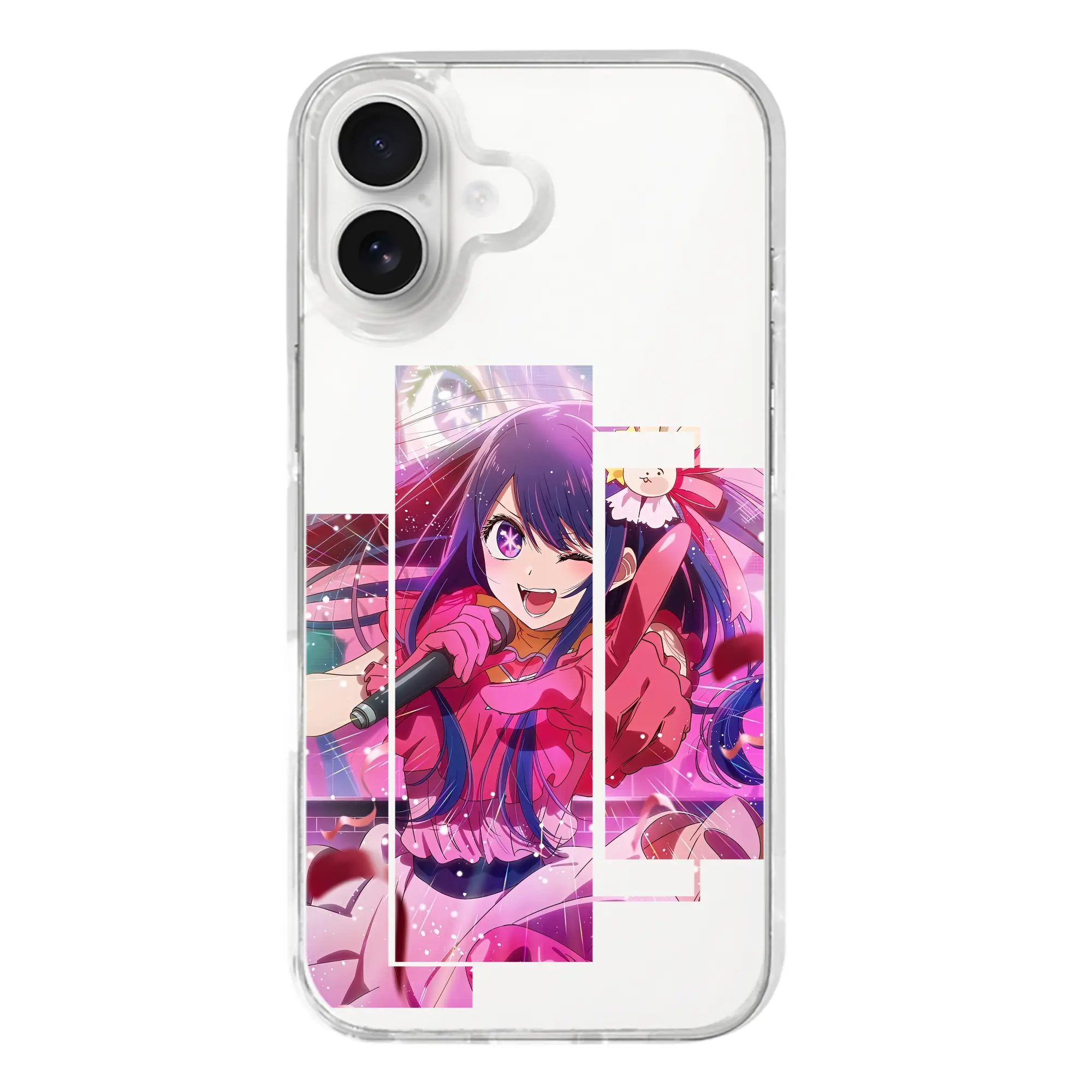 推しの子 グッズ,星野アイ - iPhone 17シリーズ 透明スマホケース – 薄型・耐衝撃・精密フィット保護カバー